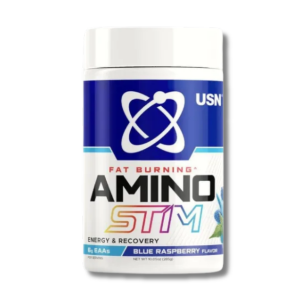 AMINO STIM Energy & Recovery - 285 grs / 30 servicios, blue raspberry