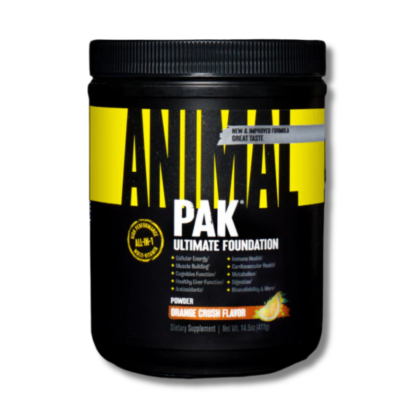 Animal PAK Powder - 228 grs / 30 servicios, orange crush flavor
