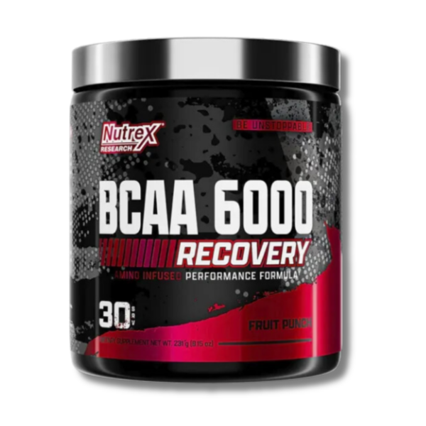 BCAA 6000 Recovery - 231 grs / 30 servicios, fruit punch