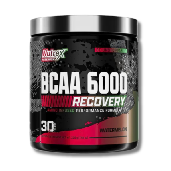 BCAA 6000 Recovery - 225 grs / 30 servicios, watermelon