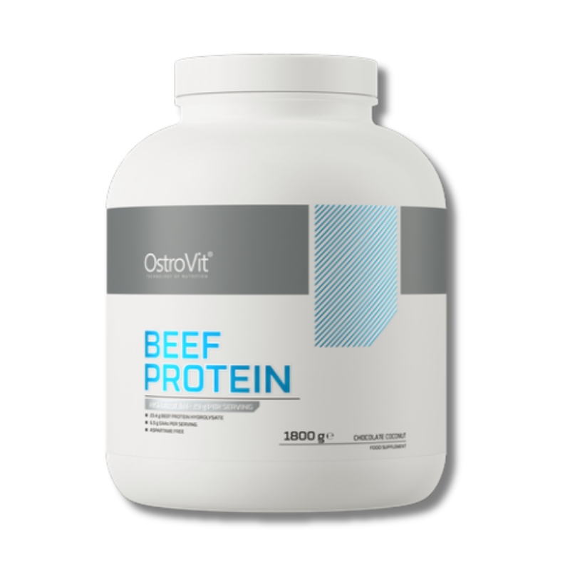 BEEF-PROTEIN-OSTROVIT-chocolate-blanco.jpg BEEF Protein - 1800 grs / 60 servicios, chocolate coconut - Imagen 1