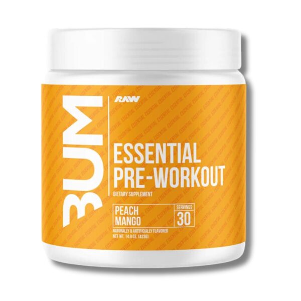 BUM Essential Pre-Workout – 423 grs / 30 servicios, peach mango
