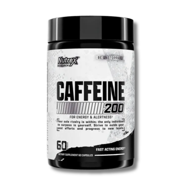 CAFFEINE 200 mg - 60 caps / 60 servicios