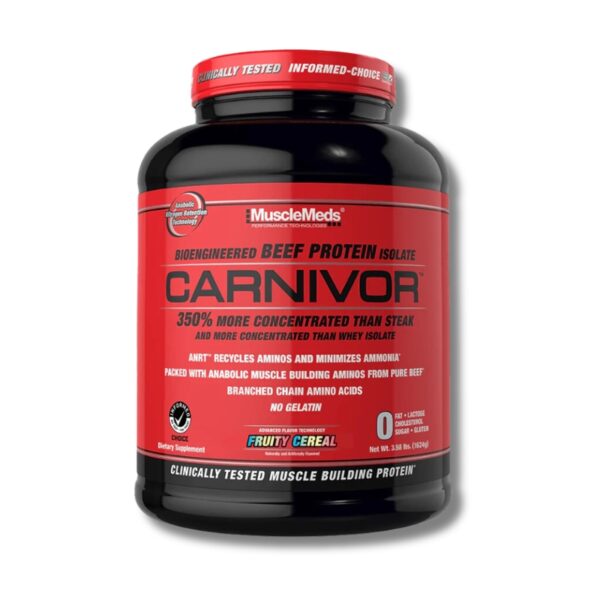 CARNIVOR Beef Protein - 3.8 lbs / 56 servicios, fruity cereal