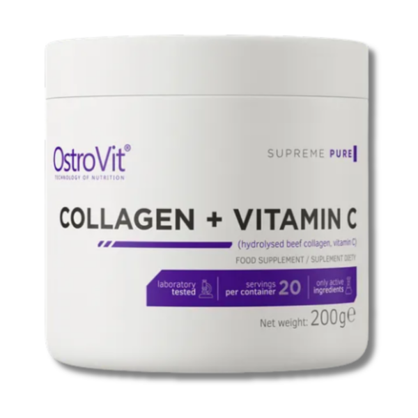 Colágeno + Vitamina C - 200 grs / 20 servicios, unflavored
