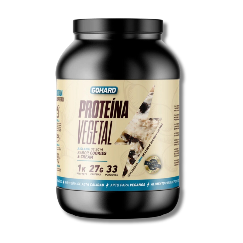 xr:d:DAFp2CoEgNc:3,j:4184241910211176988,t:23072717 Proteína VEGETAL - 1 kg / 33 servicios, cookies & cream - Imagen 1