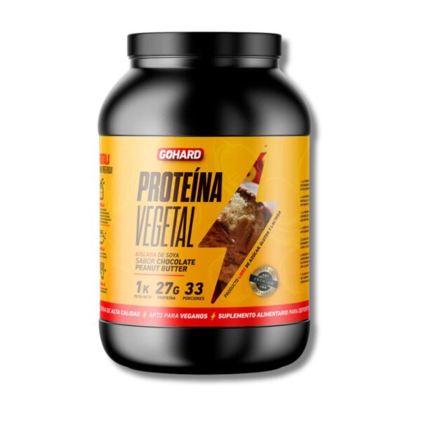 Proteína VEGETAL - 1 kg / 33 servicios, chocolate peanut butter