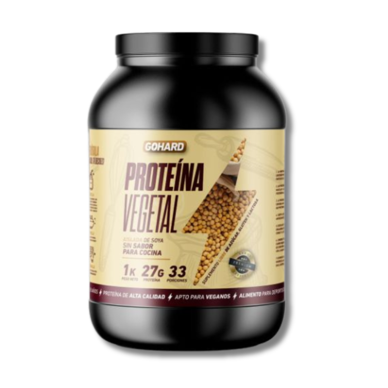 GOHARD-sin-sabor.png Proteína VEGETAL - 1 kg / 33 servicios, sin sabor (PARA COCINAR) - Imagen 1