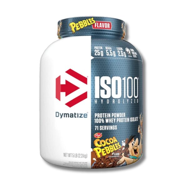 ISO 100 Hydrolyzed - 5 lbs / 71 servicios, cocoa pebbles