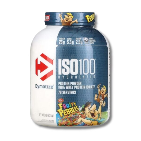 ISO 100 Hydrolyzed - 5 lbs / 76 servicios, fruity pebbles