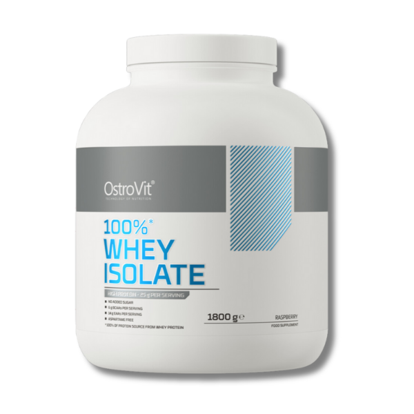 100% Whey ISOLATE - 1800 grs / 60 servicios, raspberry