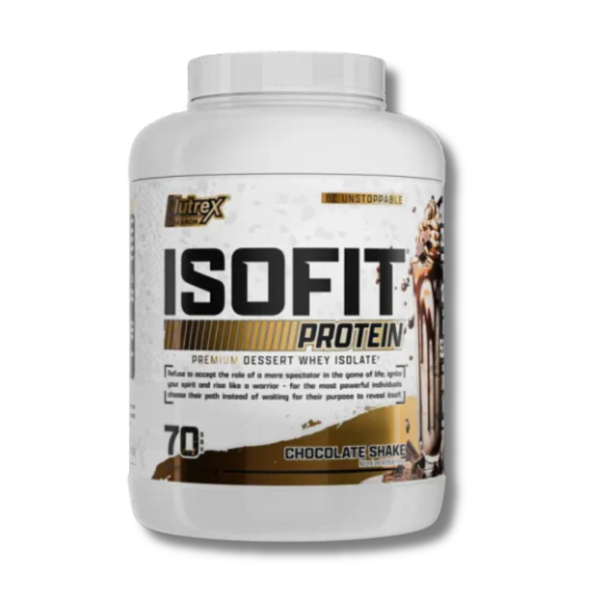 ISOFIT Protein Premium Dessert Whey ISOLATE - 5.1 lbs / 70 servicios, chocolate shake