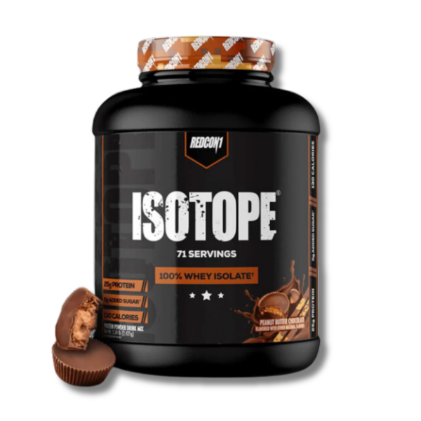ISOTOPE 100% Whey Isolate - 5.34 lbs / 71 servicios, peanut butter chocolate