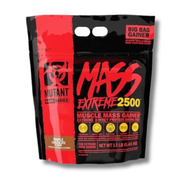MASS Extreme 2500 - 12 lbs / 19 servicios, triple chocolate