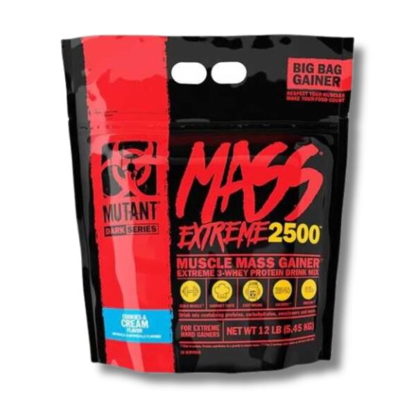 MASS Extreme 2500 - 12 lbs / 19 servicios, cookies & cream
