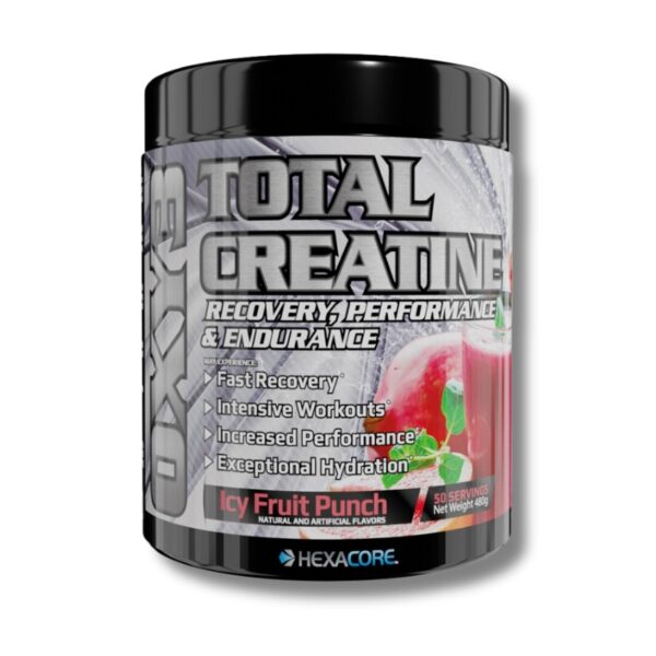 OXY 3 TOTAL Creatine - 480 grs / 50 servicios, icy fruit punch