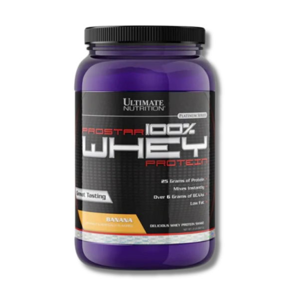 PROSTAR 100% Whey Protein - 2 lbs / 30 servicios, banana