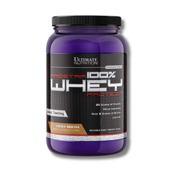 PROSTAR 100% Whey Protein – 2 lbs / 30 servicios, cocoa mocha
