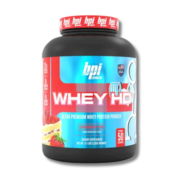 Whey HD - 4.2 lbs / 50 servicios, strawberry cake
