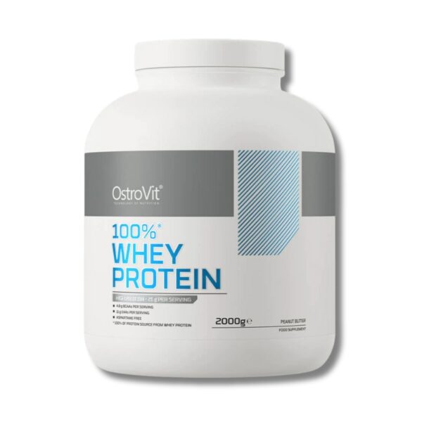 100% WHEY Protein - 2000 grs / 66 servicios, peanut butter